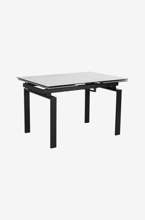 NORDFORM - Matbord Huddersfield Glas/Keramik, 200 cm - Hvid - Spiseborde - Fra Homeroom