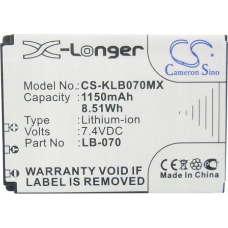 Batteri foto - batteri kamera - batteri camescope Cameron sino - SB7973