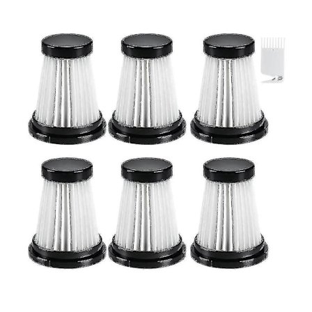 6 HEPA-filter for K12 / K12 Pro / K13 støvsuger & Genius Invictus .0/2.0 håndholdt støvsuger