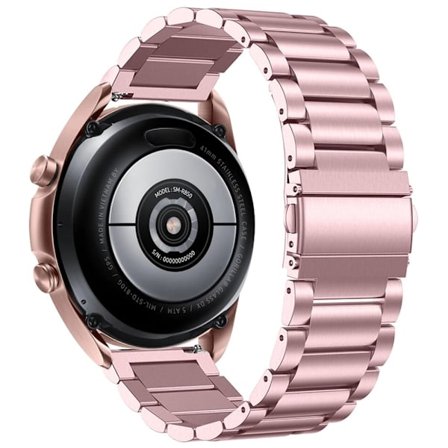 Garmin Venu / Vivoactive 3 / 3 Music klockarmband i rostfritt stål - Rosa Ros