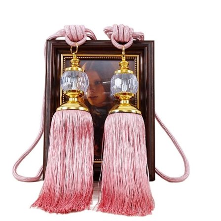 1 Par Gardinomtag Kristalltofsar Gardinhållare