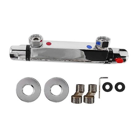 Termostatblandare Dusch Modern Termostatisk Blandare Duschblandare Anti-skållningskran, Varmt Kallt Vatten