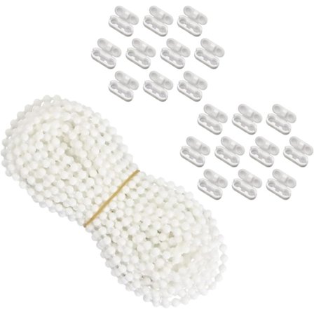 10 meter vertikale persienner tilbehør og 20 persienner ledningskonnektorer