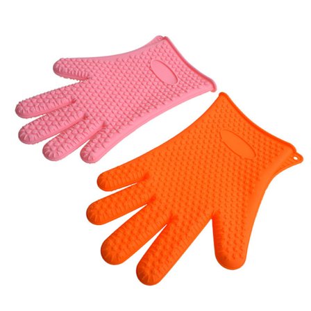 2 par silikon ugnshandskar - extremt värmetåliga