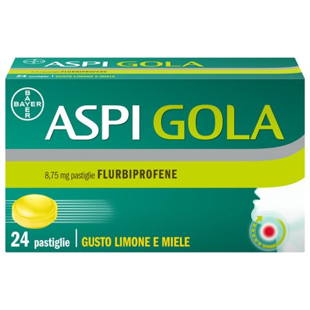Aspi Gola Caramelle Antinfiammatorio per Gola Infiammata e Mal di