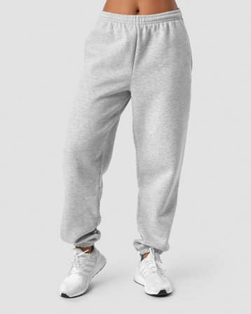 ICANIWILL - Everyday Sweatpants Wmn Light Grey Melange - Housut - Naiset - Treenivaatteet ICIW:ltä