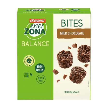 Enerzona Bites Milk Chocolate Astuccio 5 Minipack Da 24g