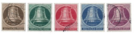 Berlin 1951 - MICHEL 75-79 - Stemplet