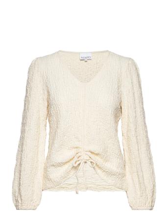 Lea Blouse Blus Långärmad Creme Noella