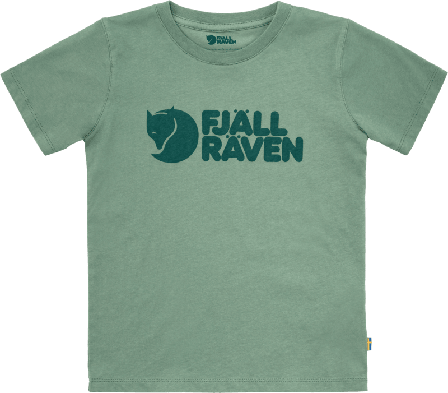 Fjällräven Kids Fjällräven Logo T-Shirt Children short-sleeved sweaters Green 110