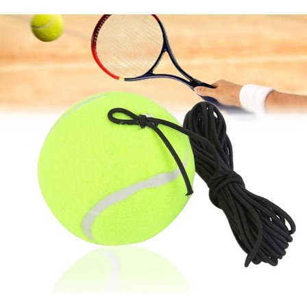 1 stycke 4M elastiskt gummibandsboll för tennis tenniscoach