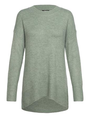 Onlnanjing L/S Pullover Knt Noos Pullover Grønn ONLY*Betinget Tilbud
