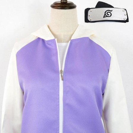 Anime Hyuga Hinata Shippuden Generation Jacka Byxor Cosplay Kostymer only top Headband