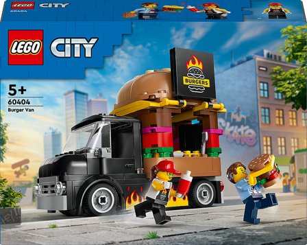 Lego City Burgervogn Bygge og Legetøjssæt 60404, Børn & Forældre, Motorik & Bevægelse, Klodser Og Stabletårne