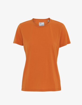 Women Light Organic Tee - Burned Orange - XS