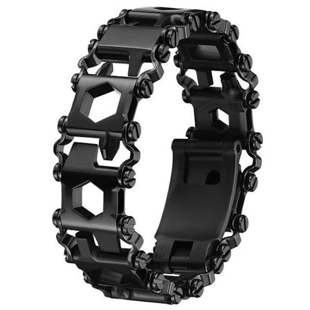 29 i 1 Multiverktyg Armband Vänligt Svart Glansigt Armband Rostfritt Stål Armband Bärbart Armband Bärbart Utomhus Överlevnad Nöd Armband
