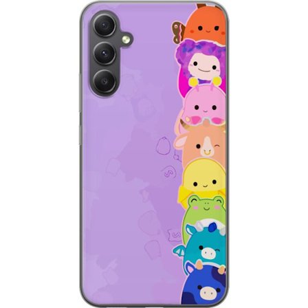 Yhteensopiva Puhelinkuori Samsung Galaxy A25 Tumma siluetti Jeesuksesta, jolla on orjantappurakruunu mustaa taustaa vasten, voimakkaassa kontrastissa