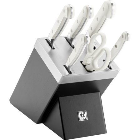 Zwilling Pro Le Blanc -veitsisarja, jossa on itseteroittava veitsipölkky, 7 osaa