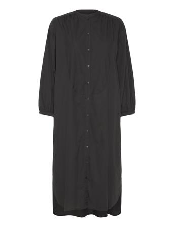 Lauren Shirtdress Poplin Black Moshi Moshi Mind