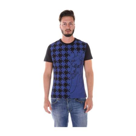 Versace Jeans Couture, T-shirt Zwart, Heren, Maat:S
