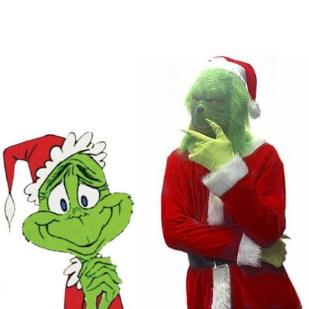 The Grinch Mask Cosplay How the Grinch Stole Christmas