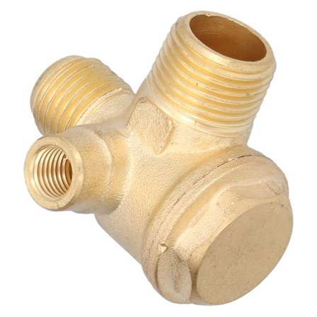 323 Messing 3-vejs luftkompressor fitting 7mm 14mm 16mm bagudvendt