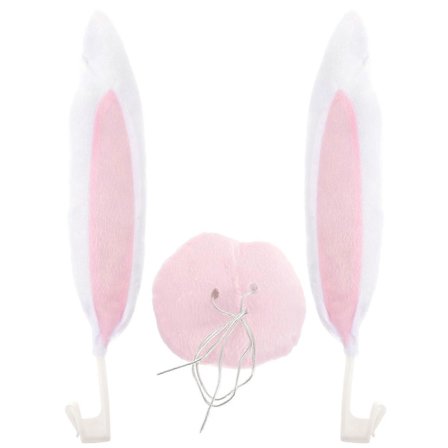 Høj kvalitet Bilpynt Påske Bil Dekoration Kaninører Ornament Bunny Kostume Bilsæt Julepynt Bil Kaninører Bil-FCY