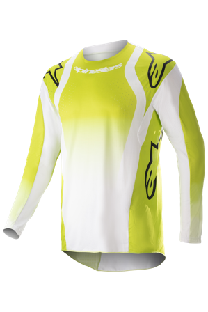 Alpinestars Techstar Push MX Jersey Yellow Fluo/White XL