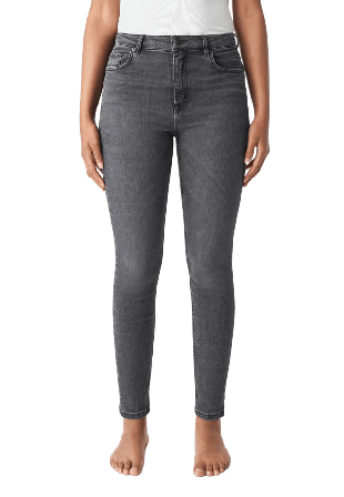 Carin Wester Skinny jeans med hög midja JANE Grå 38
