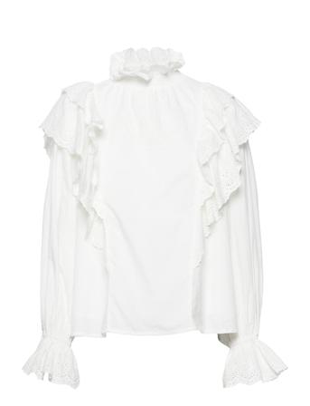 Bibi Blouse White Notes Du Nord