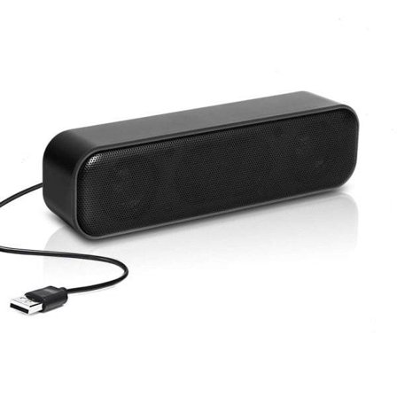 USB Computer Speakers, Wired Mini Soundbar Speaker for PC