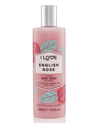I LOVE I Love Signature Body Wash English Rose 360Ml - Nude - 360 ml