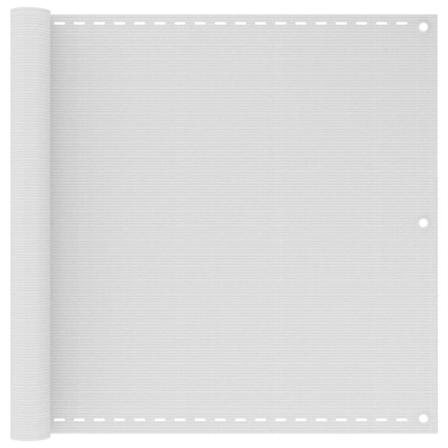 Vidaxl Balkongskärm Hdpe 90 X 600 Cm Vit Vit