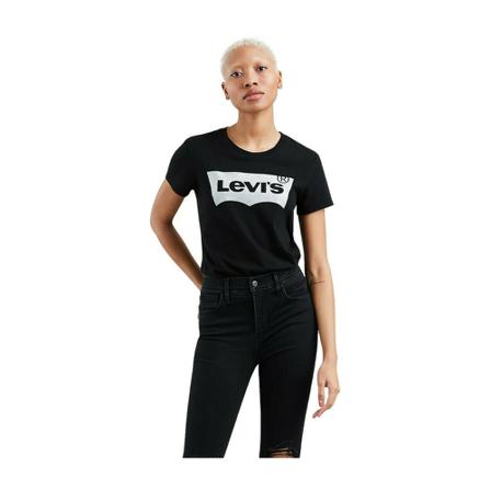 Levi's, T-Shirts Zwart, Dames, Maat:XS