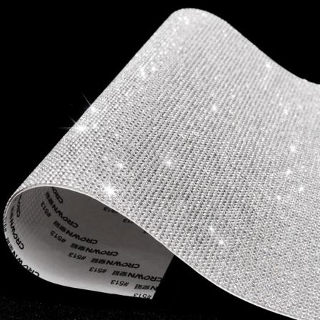 ng Kristall Rhinestone-ark självhäftande, glitter pärla ark för DIY-hantverk, bildekoration strass klistermärken, 9,4 x 7 klar