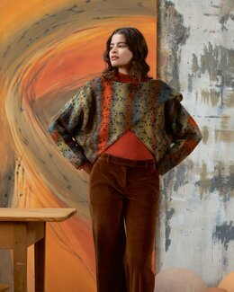 Oppskrift Omslags genser - Lang Yarns