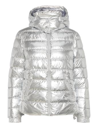 Fiorenza Jacket Vuorillinen Takki Topattu Takki Hopea GUESS Jeans