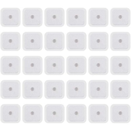 30 st Cm elektrodplattor självhäftande elektrodplåster för TENS-terapimaskiner fysioterapi[ch]