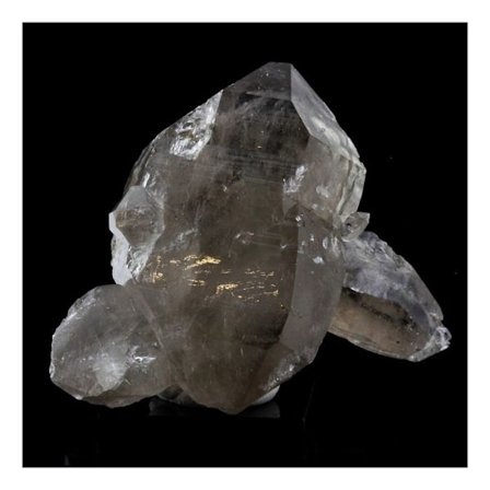 Savuquarts - Les Deux Alpes - 91.0 ct - Auktoriteettitodistus - Mitat 35x35x17 mm - Harmaa