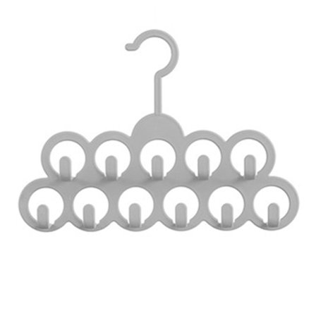 Slinga Scarf Hängare halkfri Multifunktionsgarderob Organisation Förvaringshållare För Scarf Herr Slips Dam Sjal 11 öglor