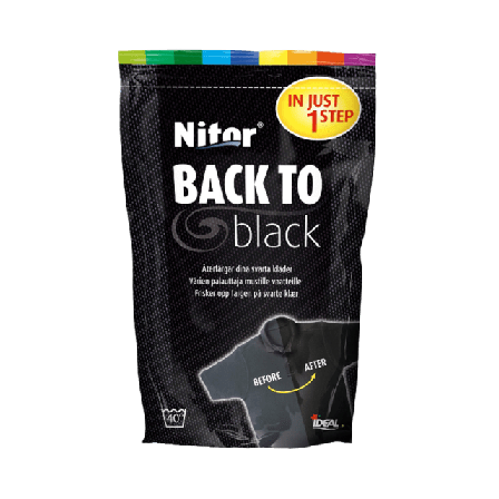 Nitor Återfärgning Klädvård Svart ONESIZE