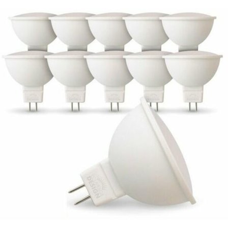 10 LED-lampun sarja GU5.3 MR16 5W EQ 40W värilämpötila: neutraali valkoinen 4000K