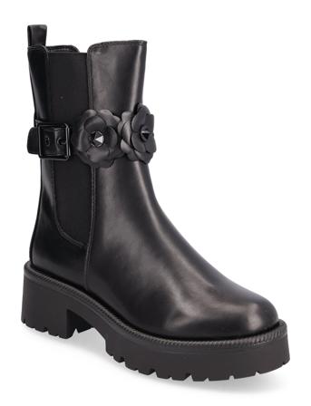 Woms Boots Shoes Boots Ankle Boots Ankle Boot - Flat Svart Tamaris
