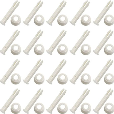 20 plastpooltätningspinnar för Intex poolanslutningspinnar med tätningar