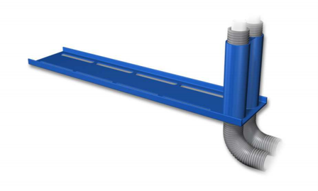 LK Systems 4814392 Radiatorfixtur c/c 40 mm, Installation