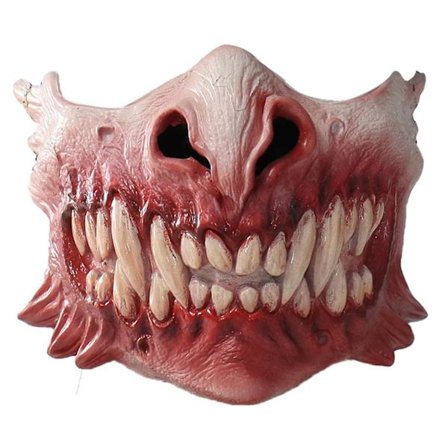 Bulex Horror Zombie Isot Hampaat Puolinaamio Lateksinaamio Anime Cosplay Puku Halloween-naamarit Juhlatarvikkeet Aikuisille