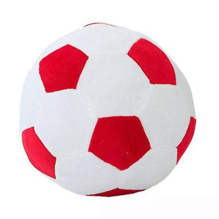 Fotbollsplyschleksak, Flerfärgad Plyschleksak Red 23cm