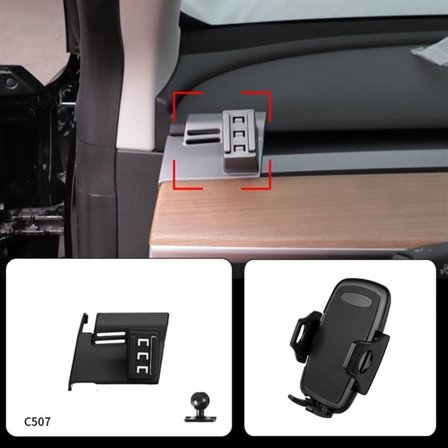 Mobilholder Tesla Model 3 / Tesla Model Y 2021-2022 Venstre