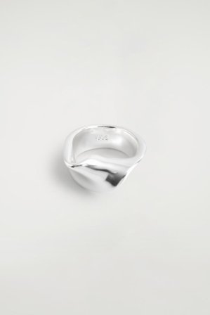 COS Twisted Ribbon Ring in Silver-coloured - Women