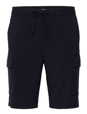 Relaxed Suit Cargo Shorts Navy Lindbergh